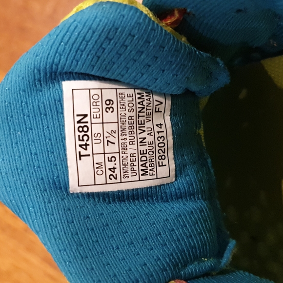 ASICS Gel Noosa Tri 9 Blue Pink Fluro Green Womens Running Shoes Size US 7.5 - Picture 12 of 13